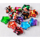 Pack of 10 Pieces Multi Sky Star Shape Glass Cabochon Cameo 30 mm Flatback Embellishment Dome Scrapbooking Jewellery Accessories DIY Crafts