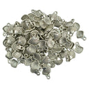 100 Pieces Antique Silver Shell Shape Charms Pendants Findings Jewelry Making Accessories