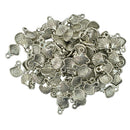 100 Pieces Antique Silver Shell Shape Charms Pendants Findings Jewelry Making Accessories