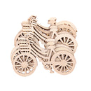 10 Pieces Blank Wooden Bicycle Embellishments Plain Unfinished MDF Cut Shapes 90 x 53mm for DIY Scrapbooking Card Making Wood Art Crafts Confetti Table Decor