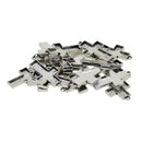 20 Pieces Lots 31.4x19x6.5MM Vintage Cross Pendant Bezel Trays, Tibetan Silver, Blanks Cameo Bezel Cabochon Settings for Jewelry Making Charms