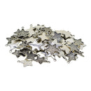 Wholesale 100 Pieces 20X15MM Star Pendant Bezel Trays, Tibetan Silver, Blanks Cameo Bezel Cabochon Settings for Jewelry Making Charms