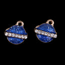 10 Pieces Decorative Round Pendants Enamel Charms Pendant XMAS Gift Sock Christmas Tree Hanging Decoration DIY Jewelry Making and Crafting Findings Crafts