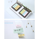 2 Pieces /lots 3 Holes Diy Planner Diary Scrapbooking Stickers In Notebook Bookmark Sticky Notes Stationery Office Supplies