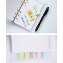 2 Pieces /lots 3 Holes Diy Planner Diary Scrapbooking Stickers In Notebook Bookmark Sticky Notes Stationery Office Supplies