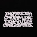 0-9 Numbers A-Z Letters Metal Cutting Dies Stencils Template Tool for Scrapbooking Photo Album Embossing Paper Crafts DIY Christmas Wedding Invitation Card Making
