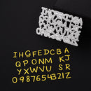 0-9 Numbers A-Z Letters Metal Cutting Dies Stencils Template Tool for Scrapbooking Photo Album Embossing Paper Crafts DIY Christmas Wedding Invitation Card Making