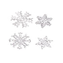 4 Pieces Snowflake Shape Metal Cutting Dies Stencils Template Tool for Scrapbooking Photo Album Embossing Paper Crafts DIY Christmas Invitation Card Making