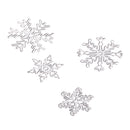 4 Pieces Snowflake Shape Metal Cutting Dies Stencils Template Tool for Scrapbooking Photo Album Embossing Paper Crafts DIY Christmas Invitation Card Making