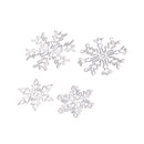 4 Pieces Snowflake Shape Metal Cutting Dies Stencils Template Tool for Scrapbooking Photo Album Embossing Paper Crafts DIY Christmas Invitation Card Making