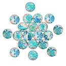 20pcs Round Handmade Photo Glass Cabochon Dome Cameo Pendant Setting Crafts