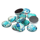 20pcs Round Handmade Photo Glass Cabochon Dome Cameo Pendant Setting Crafts