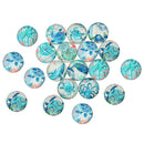 20pcs Round Handmade Photo Glass Cabochon Dome Cameo Pendant Setting Crafts