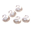 Wholesale Craft Multicolor Embellishment with Rhinestone 3x Elliptic Buttons