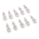 10 Pieces Water Droplet Pearl Pendants DIY Hair Accessories Jewelry Findings