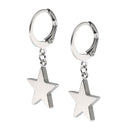 1 Pair Five-Pointed Star Ear Drops Earring Jewelry Findings For Handcrafts
