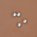 10 Pieces 925 Sterling Silver Seamless Spacer Loose Beads 4mm (1.2mm Hole)