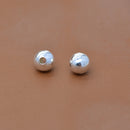 10 Pieces 925 Sterling Silver Seamless Spacer Loose Beads 4mm (1.2mm Hole)