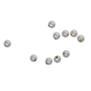 10 Pieces 925 Sterling Silver Seamless Spacer Loose Beads 4mm (1.2mm Hole)