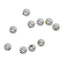 10 Pieces 925 Sterling Silver Seamless Spacer Loose Beads 4mm (1.2mm Hole)