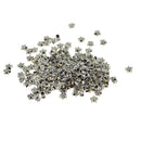 100 Pieces Zinc Metal Alloy Spacer Beads Star Tibetan Silver Color About 6mm(0.24")x3mm(0.12"|), 1mm Hole DIY Jewelry Making Necklace Bracelet Findings