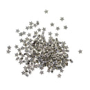 100 Pieces Zinc Metal Alloy Spacer Beads Star Tibetan Silver Color About 6mm(0.24")x3mm(0.12"|), 1mm Hole DIY Jewelry Making Necklace Bracelet Findings