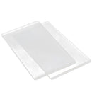 2 Pieces High Quality Transparent Die Cutting Embossing Machine Plate Replacement Pad Scrapbooking Paper Craft DIY