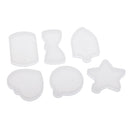 Jewelry Making Silicone Mold, Rectangle, Heart, Round, Star, Shield, Bone Shapes, for Polymer Clay, Crafting, Resin Epoxy, Pendant Earrings Necklace Making, Resin Craft Molds