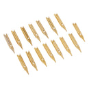 Fountain Pens Gold Pen Tips 0.5 Mm Replacement Nibs Pack of 15 Pcs