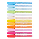 12 Pieces Acrylic Paint Pen Marker Pen Permanent Painting Pen Acrylic Painter for Artist Beginner