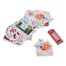 46 Pcs / lot Fashion Stamp Sticker Traveling Alone Theme Decoration Decal Seal Packaging Label DIY Diary Album Scrapbooking Envelopes Sealing Sticker Stationery