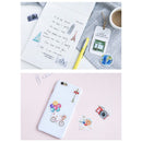 46 Pcs / lot Fashion Stamp Sticker Traveling Alone Theme Decoration Decal Seal Packaging Label DIY Diary Album Scrapbooking Envelopes Sealing Sticker Stationery