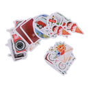 46 Pcs / lot Fashion Stamp Sticker Traveling Alone Theme Decoration Decal Seal Packaging Label DIY Diary Album Scrapbooking Envelopes Sealing Sticker Stationery