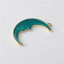10 Pieces Moon Shaped Earrings Hair Crafts For Jewelry Making Accessories