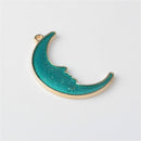 10 Pieces Moon Shaped Earrings Hair Crafts For Jewelry Making Accessories