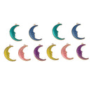 10 Pieces Moon Shaped Earrings Hair Crafts For Jewelry Making Accessories
