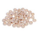 100 Pieces Large Hole BOHO 5mm Large Hole BOHO Natural Color Wood Abacus Beads Bulk Lots for Jewelry Making Craft DIY Macrame Bracelet Necklace