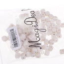 200 Pieces DIY Square Cube Wooden Beads 10mm Loose Spacer Charms Natural Wood Bead Kids DIY Wood Beads for Jewelry Making Crafts