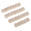 26 Pieces 10mm Unpainted Wooden Alphabet A-Z Letters Sqaure Wood Spacer Beads Wooden Beads For Baby Teething Jewelry DIY Beading Crafts Supplies