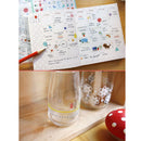 6 Sheets Beautiful Transparent Planner Stickers Decorative Sticker Collection for Scrapbooking, Calendars, Arts, Kids DIY Crafts, Album, Journals