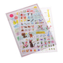 6 Sheets Beautiful Transparent Planner Stickers Decorative Sticker Collection for Scrapbooking, Calendars, Arts, Kids DIY Crafts, Album, Journals