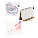 6 Pieces Double Head Fluorescent Highlighter Marker Pen Home School Office Stationery for Drawing Marking