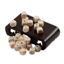 26 Pieces 12mm Plain Natural Color Square Shapes Wooden Letter Beads Wood Spacer Beads for Jewelry Making Bracelet Necklace Crafts Accessories