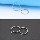 1 Pair Stainless Steel Earwire Earring Clips Buckle for Earring Accessories