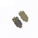 20 Piece Mixed Alloy Owl Shape Charms Pendants Jewelry Making Findings for DIY Bracelet Necklace Earrings