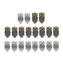 20 Piece Mixed Alloy Owl Shape Charms Pendants Jewelry Making Findings for DIY Bracelet Necklace Earrings