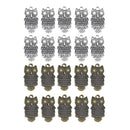 20 Piece Mixed Alloy Owl Shape Charms Pendants Jewelry Making Findings for DIY Bracelet Necklace Earrings