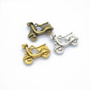 9 Piece Mixed Alloy Motorbike Shape Charms Pendants Jewelry Making Findings for DIY Bracelet Necklace Earrings
