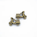 9 Piece Mixed Alloy Motorbike Shape Charms Pendants Jewelry Making Findings for DIY Bracelet Necklace Earrings