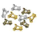 9 Piece Mixed Alloy Motorbike Shape Charms Pendants Jewelry Making Findings for DIY Bracelet Necklace Earrings